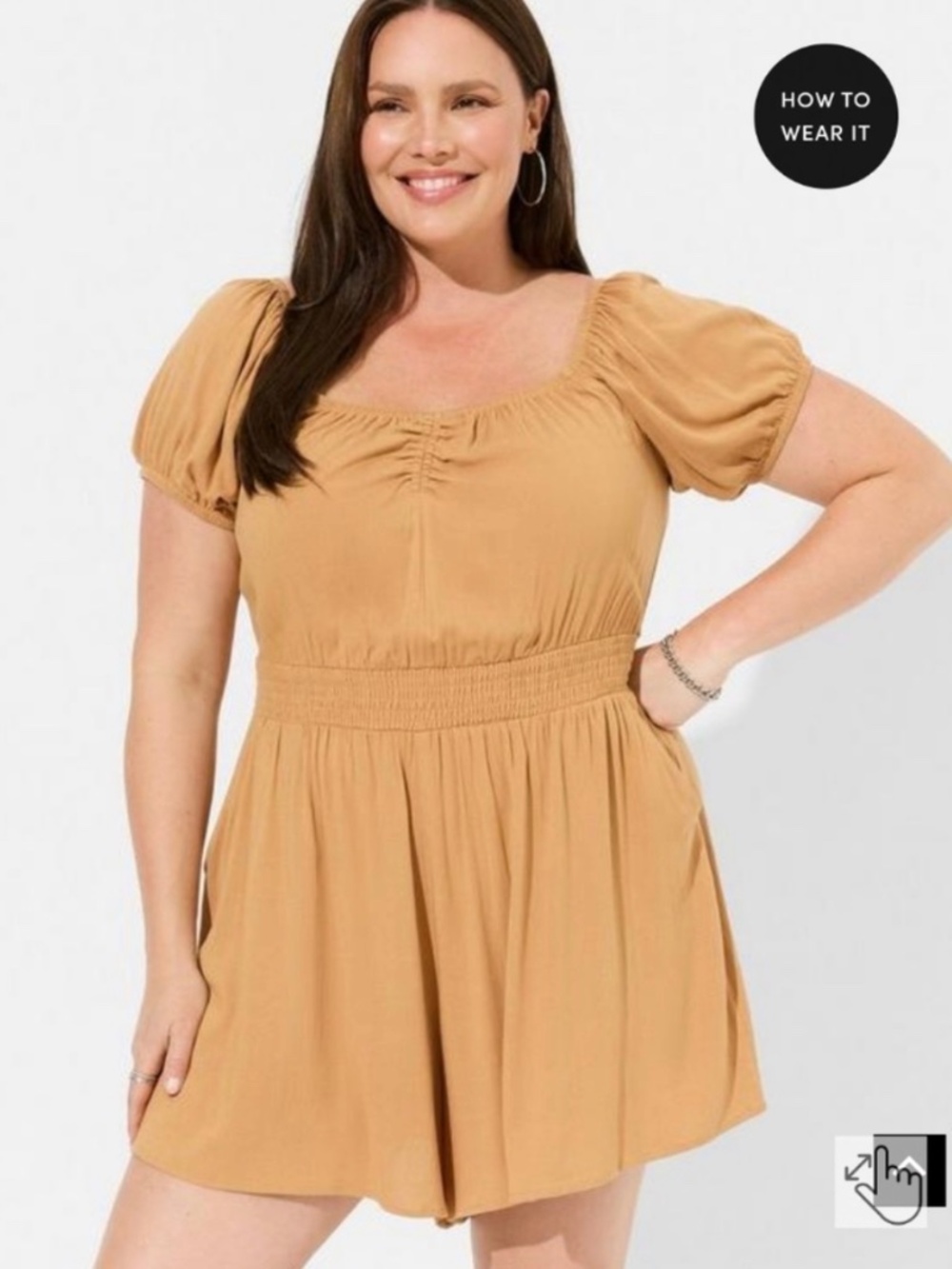 Tan Romper